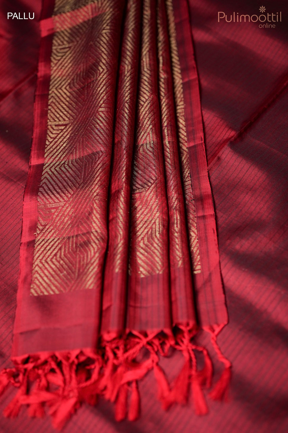 Maroon Colour Kanchipuram Soft Silk Saree