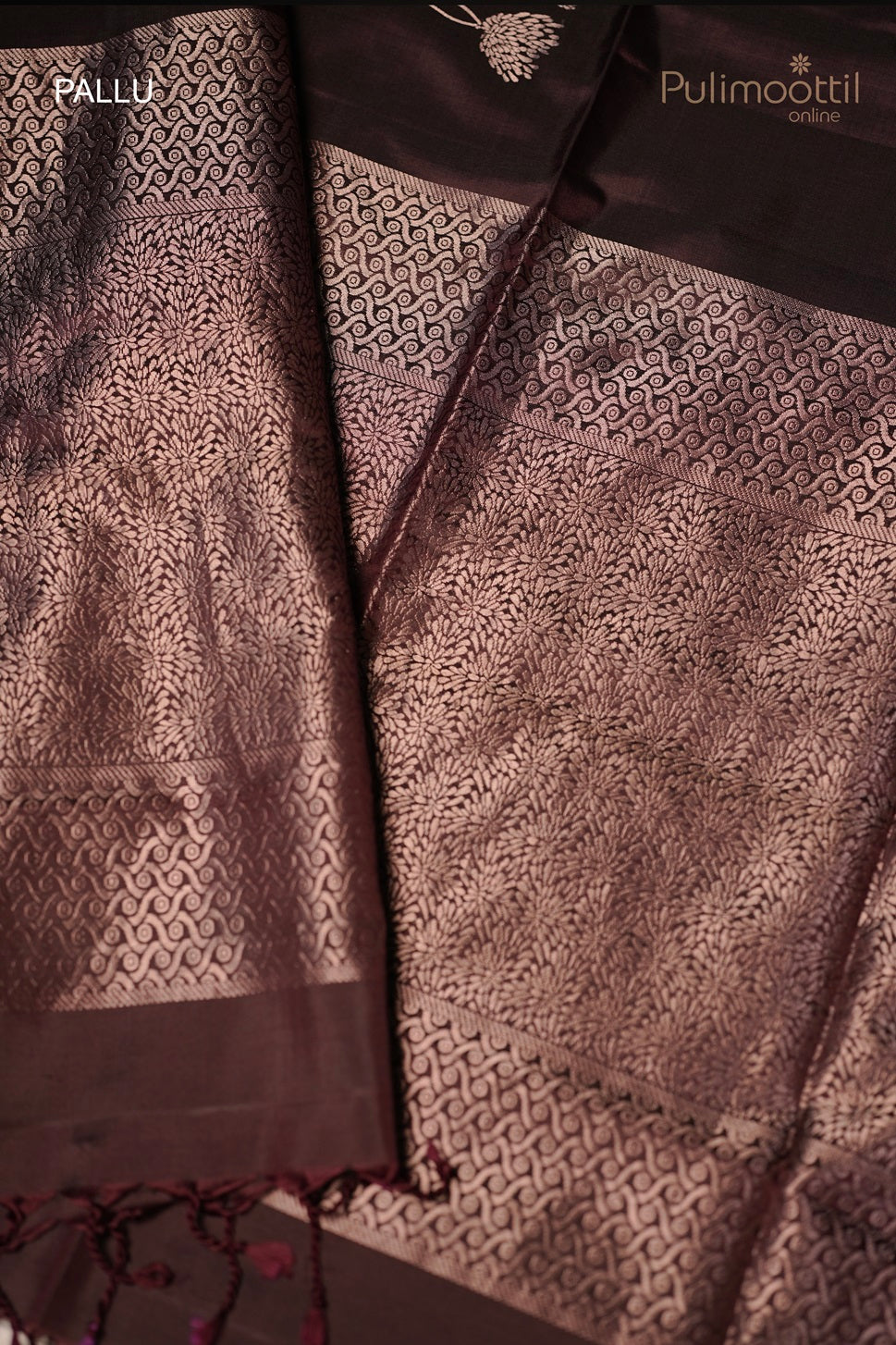 Dark Maroon Colour Kanchipuram Soft Silk Saree