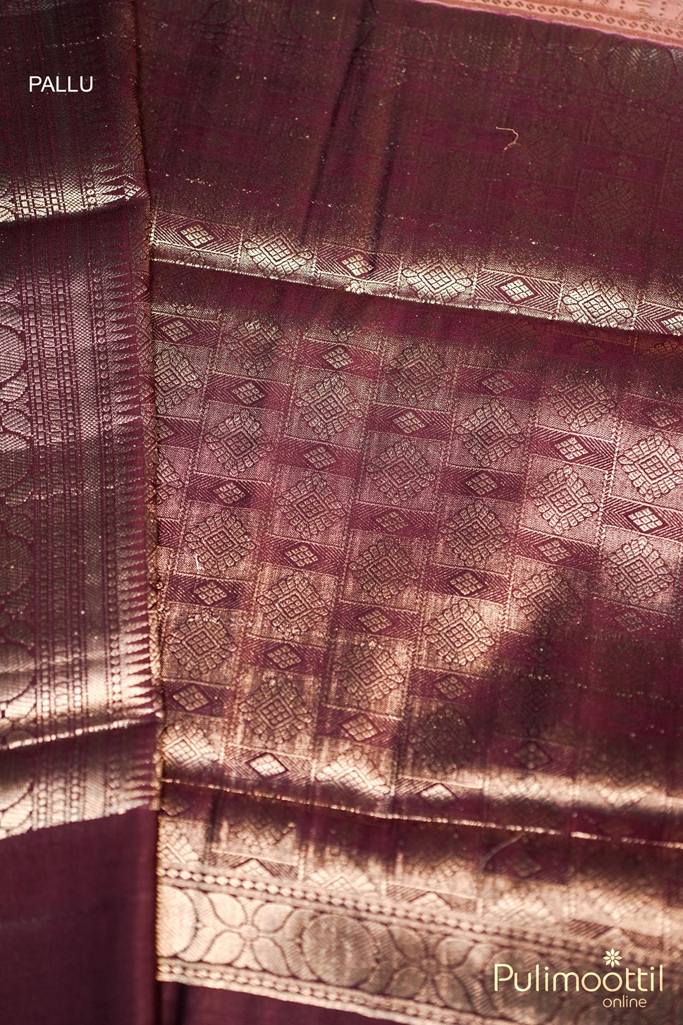 LightPeach Colour Mango Silk Saree.