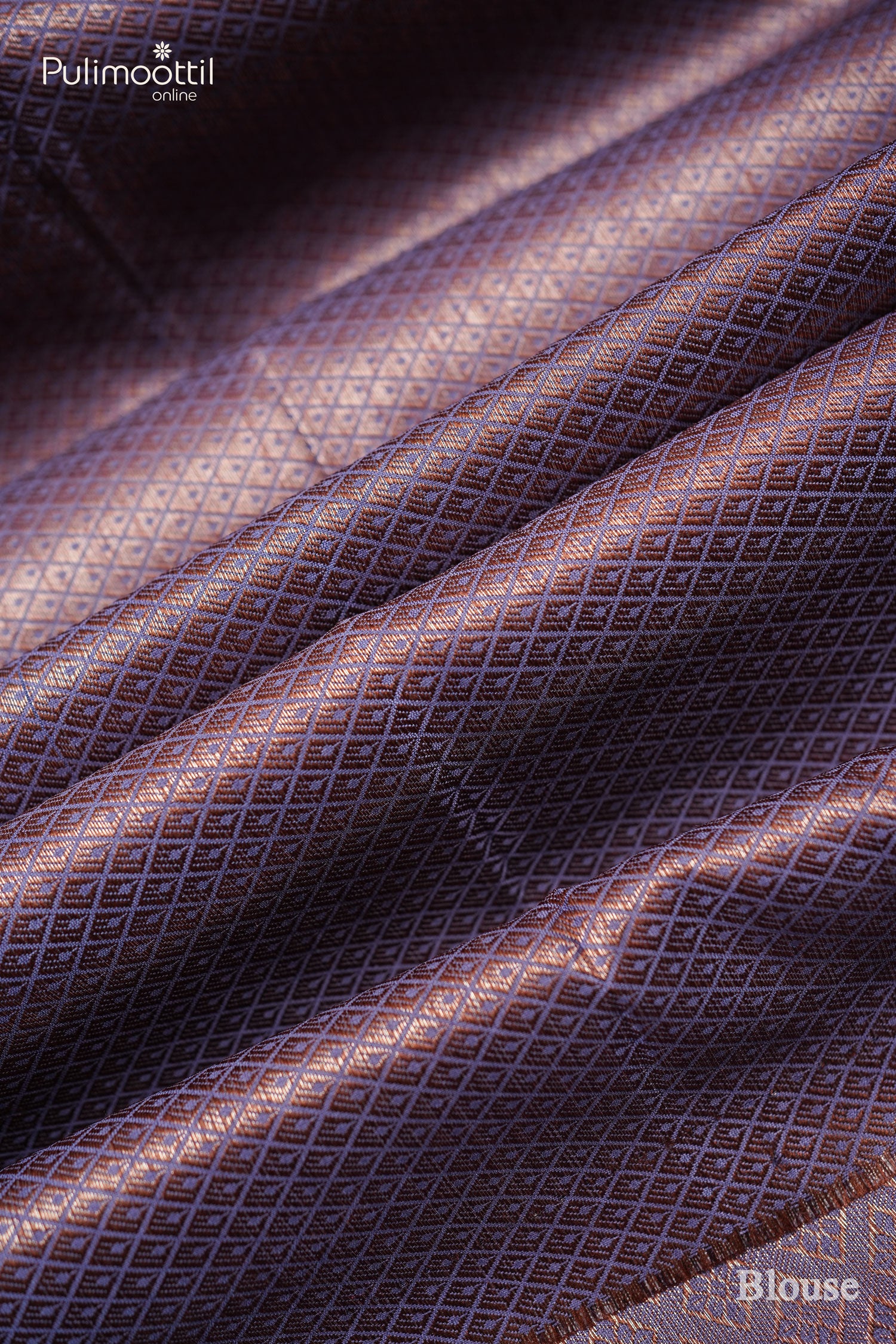 Rich Purple color Rose silk saree