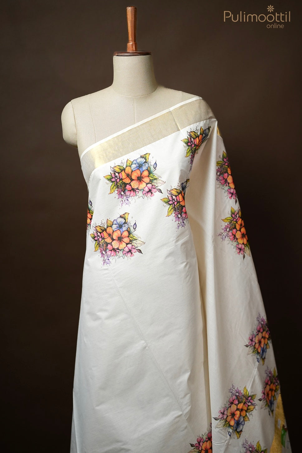 Kerala Traditional Cotton Set Saree