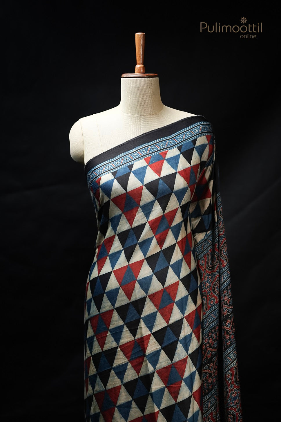 Multicolour Modal Silk Sraee