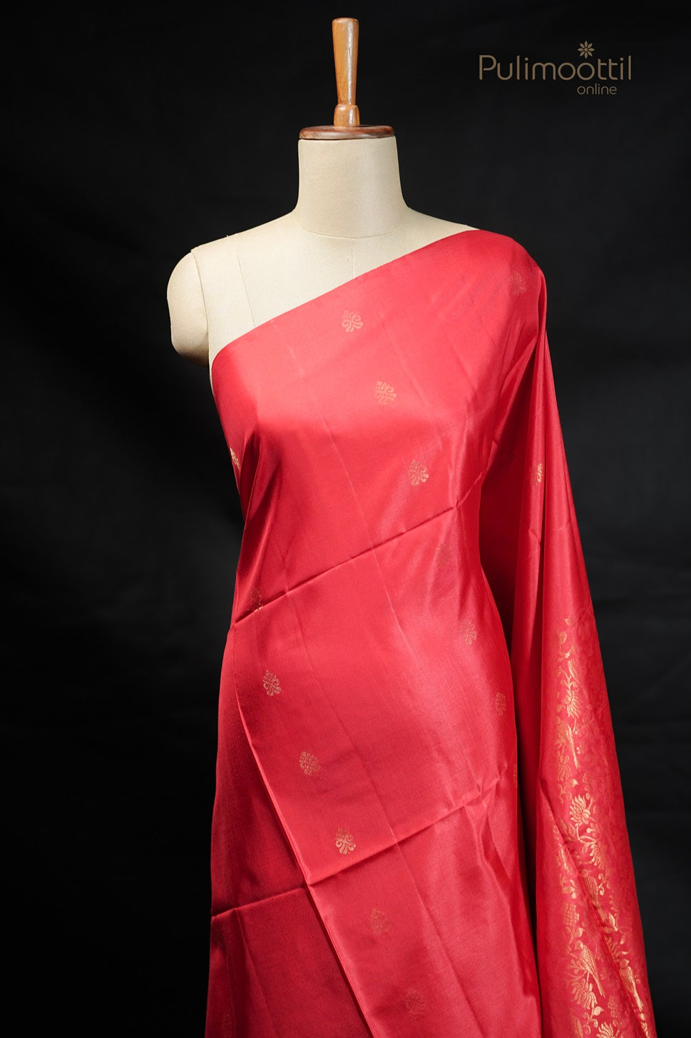 Red Colour Kanchipuram Soft Silk Saree