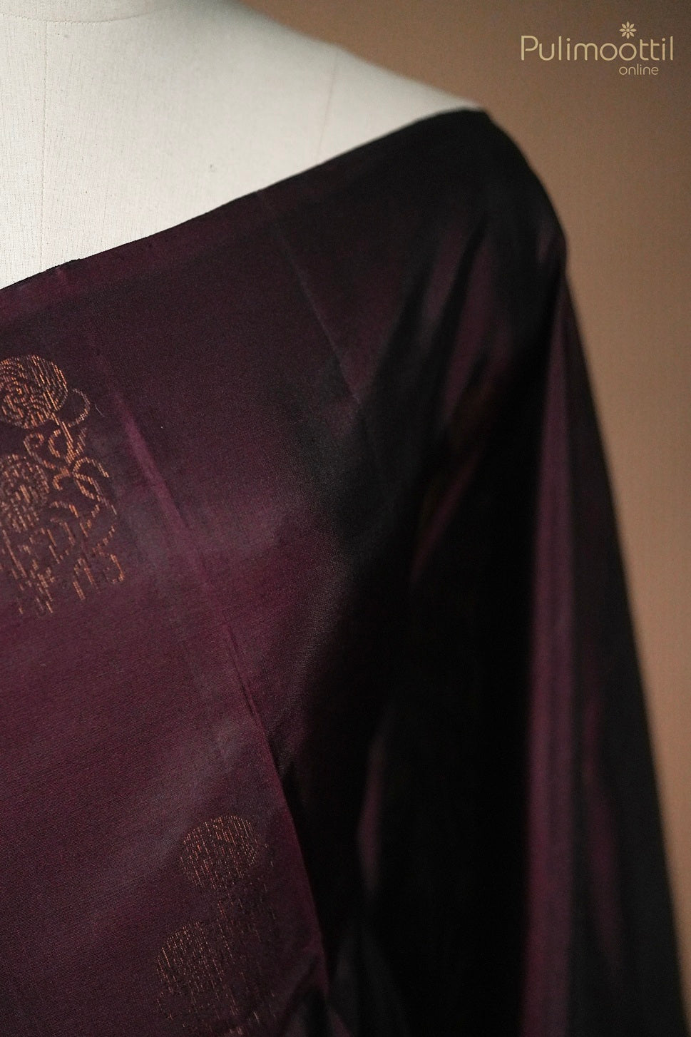 Purple Colour Kanchipuram Soft Silk Saree