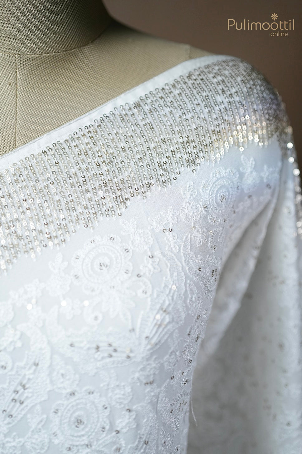 White Colour Georgette Fancy Saree