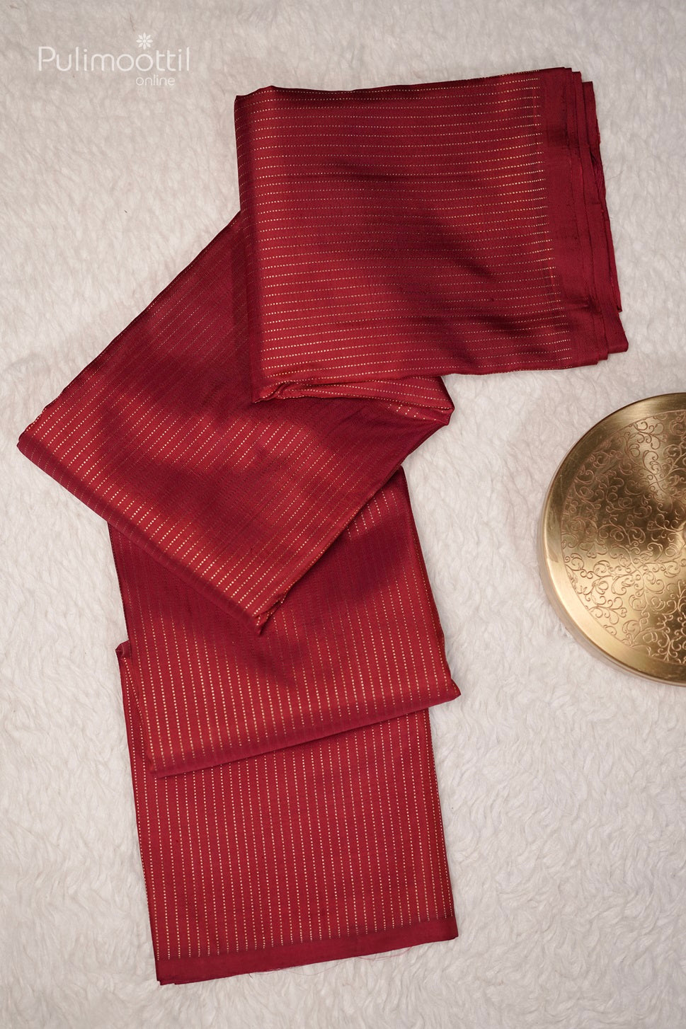 Red Colour Kanchipuram Pure Soft Silk Saree