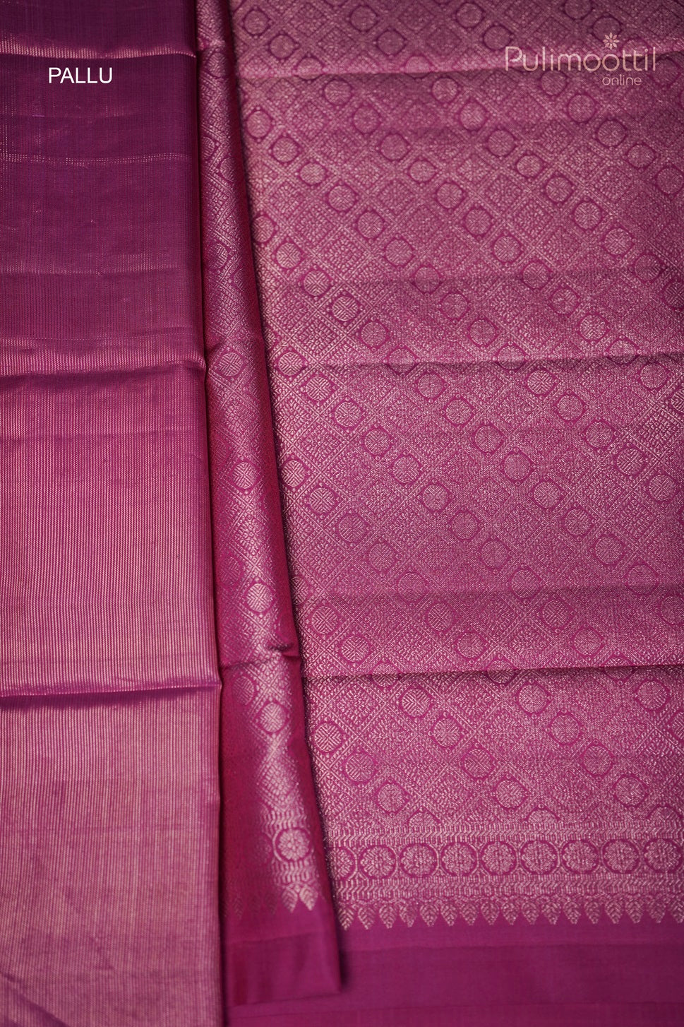 Pink Colour Kanchipuram Designer Saree