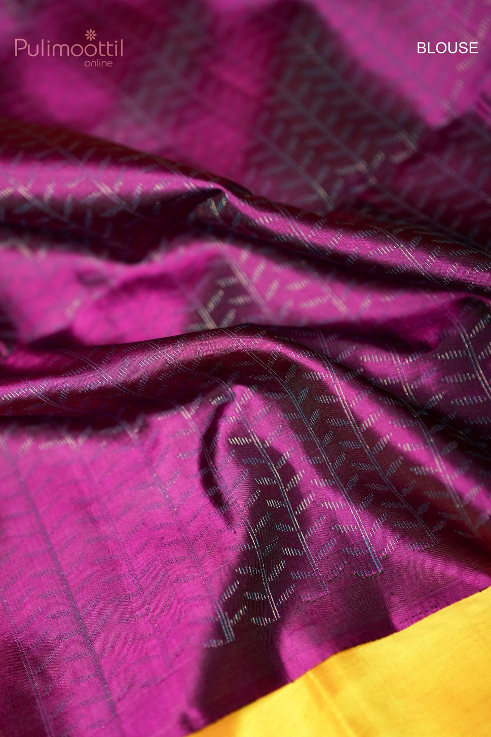 Mustard yellow-colored Kanchipuram soft silk saree