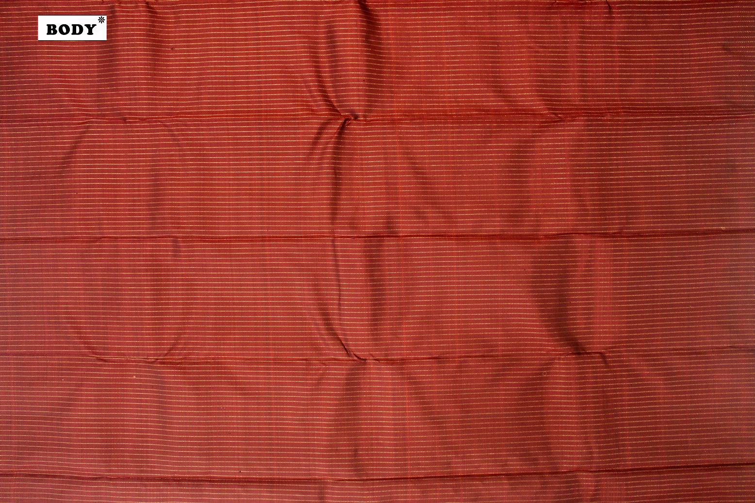 Brown Colour Kanchipuram Designer Silk Saree.