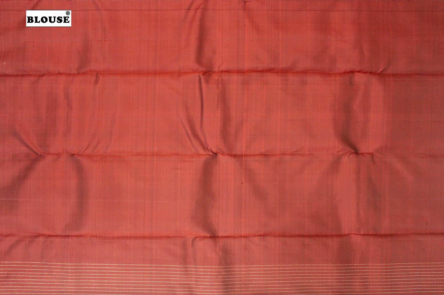 Brown Colour Kanchipuram Designer Silk Saree.