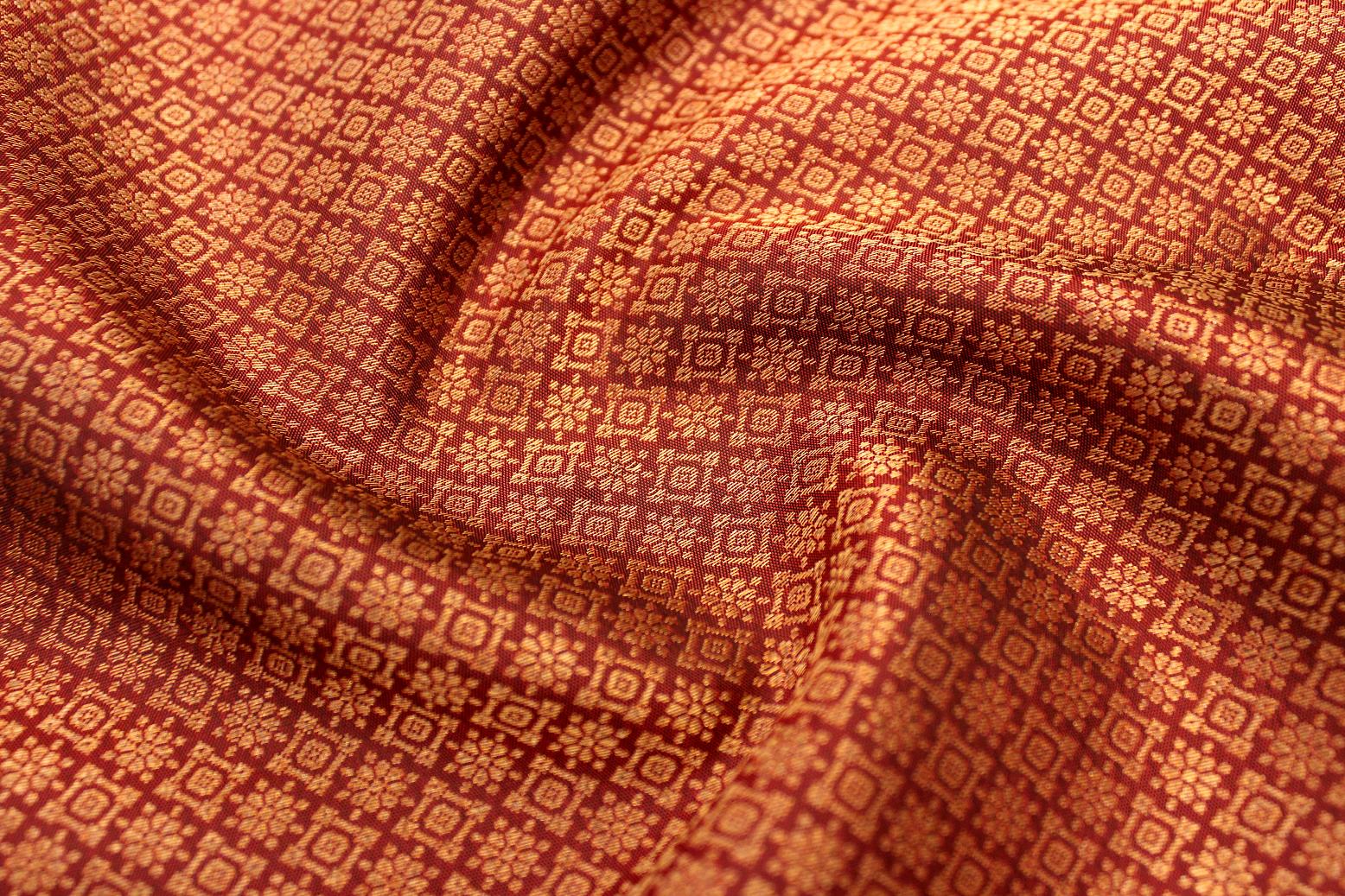 Brown Colour, Designer Silk Saree.
