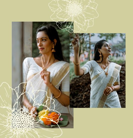 The traditional sarees of Kerala: A glimpse into the rich culture of the state