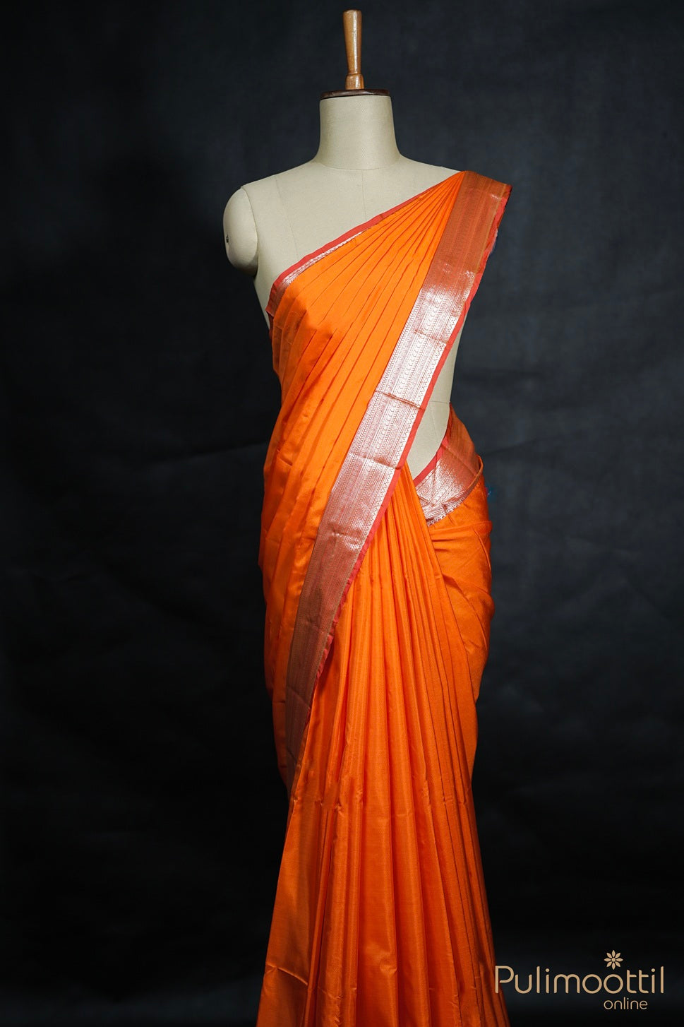 Orange Colour Arni Silk Saree.