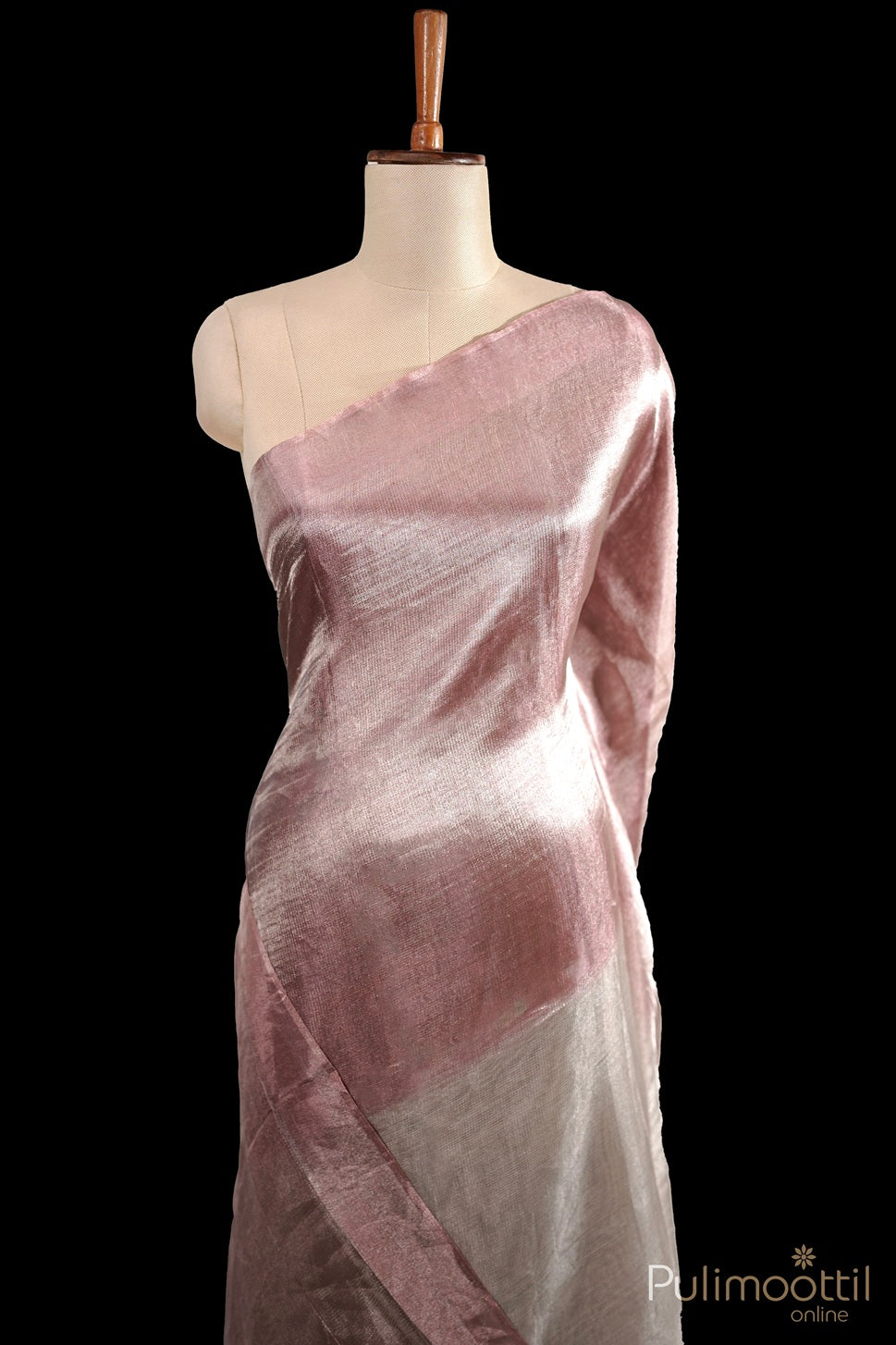 Net Cotta Tissue Saree.