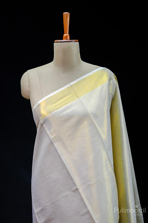 Golden Tissue Kerala Set Saree