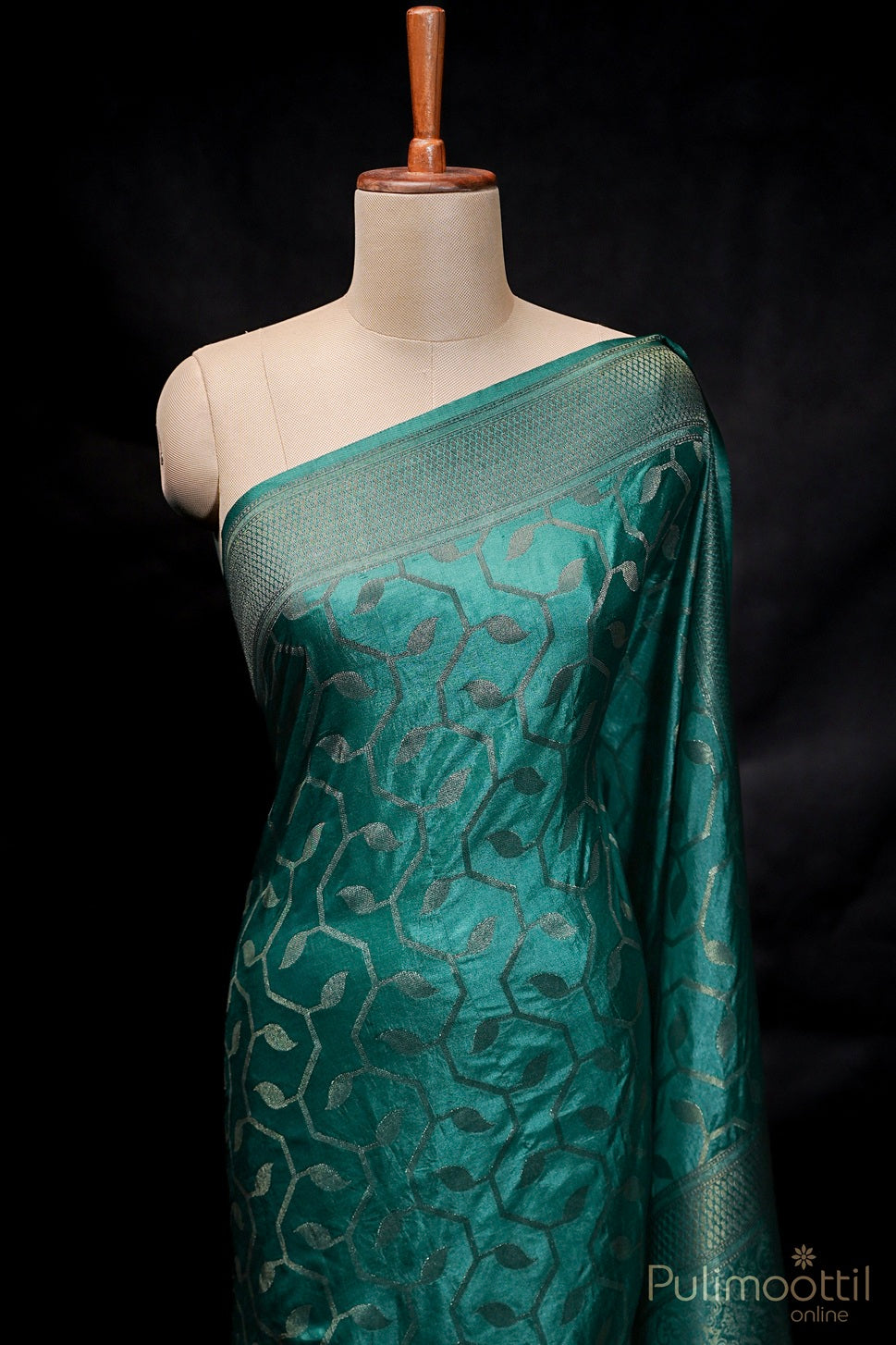Rama Green Colour Kotta Silk Saree.