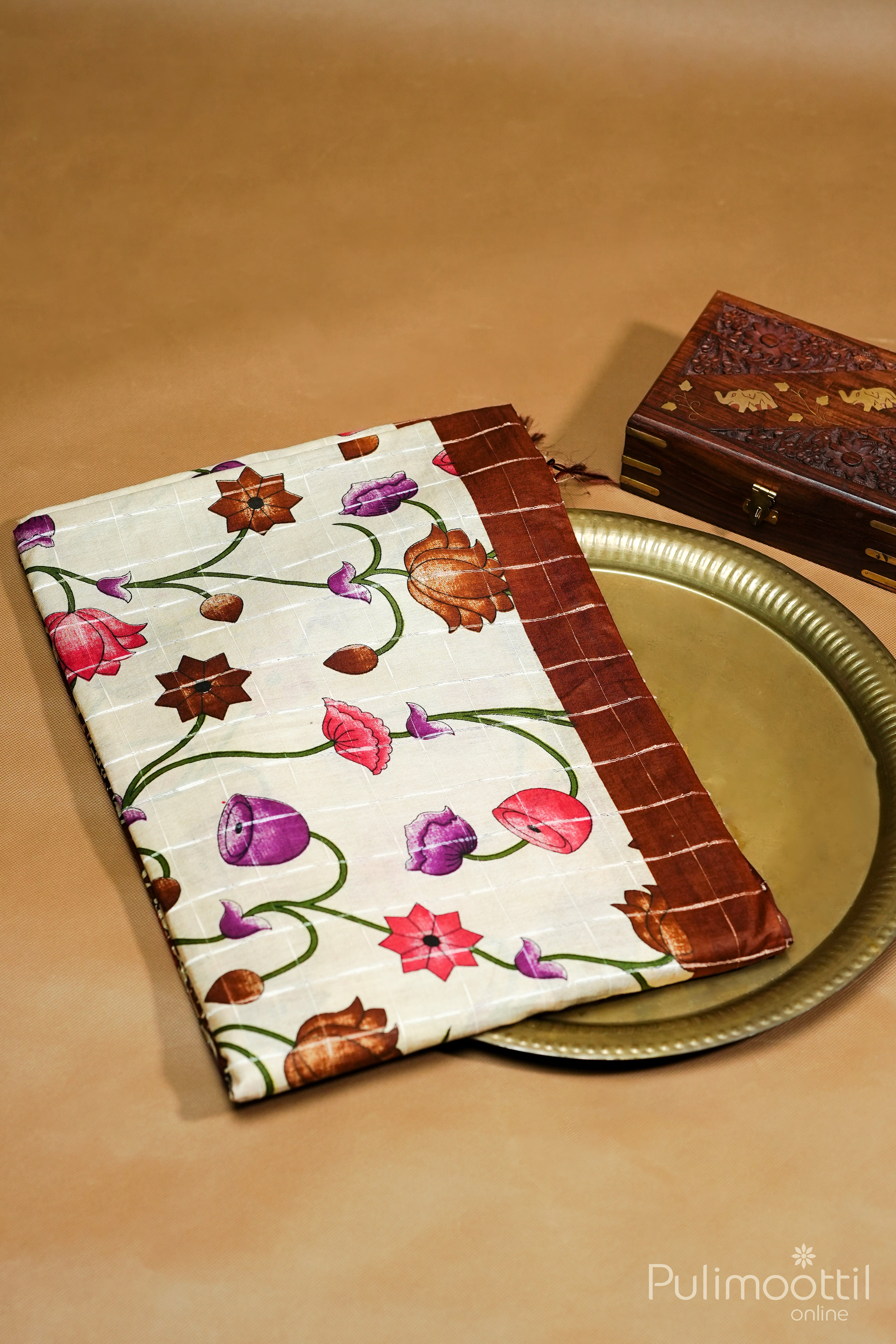 Semi Tussar Saree.