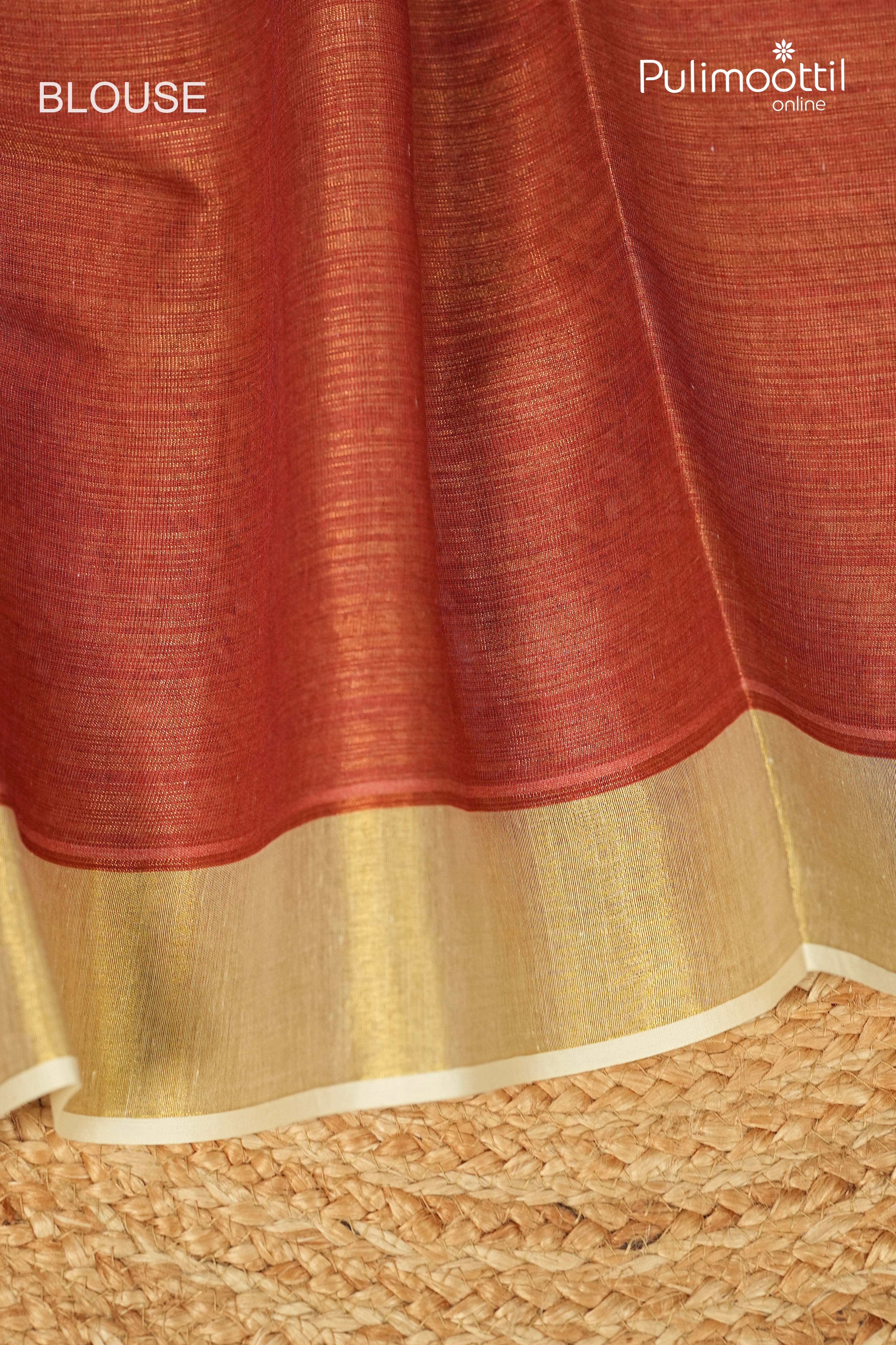 Kerala Traditional Golden Tissue Set Saree