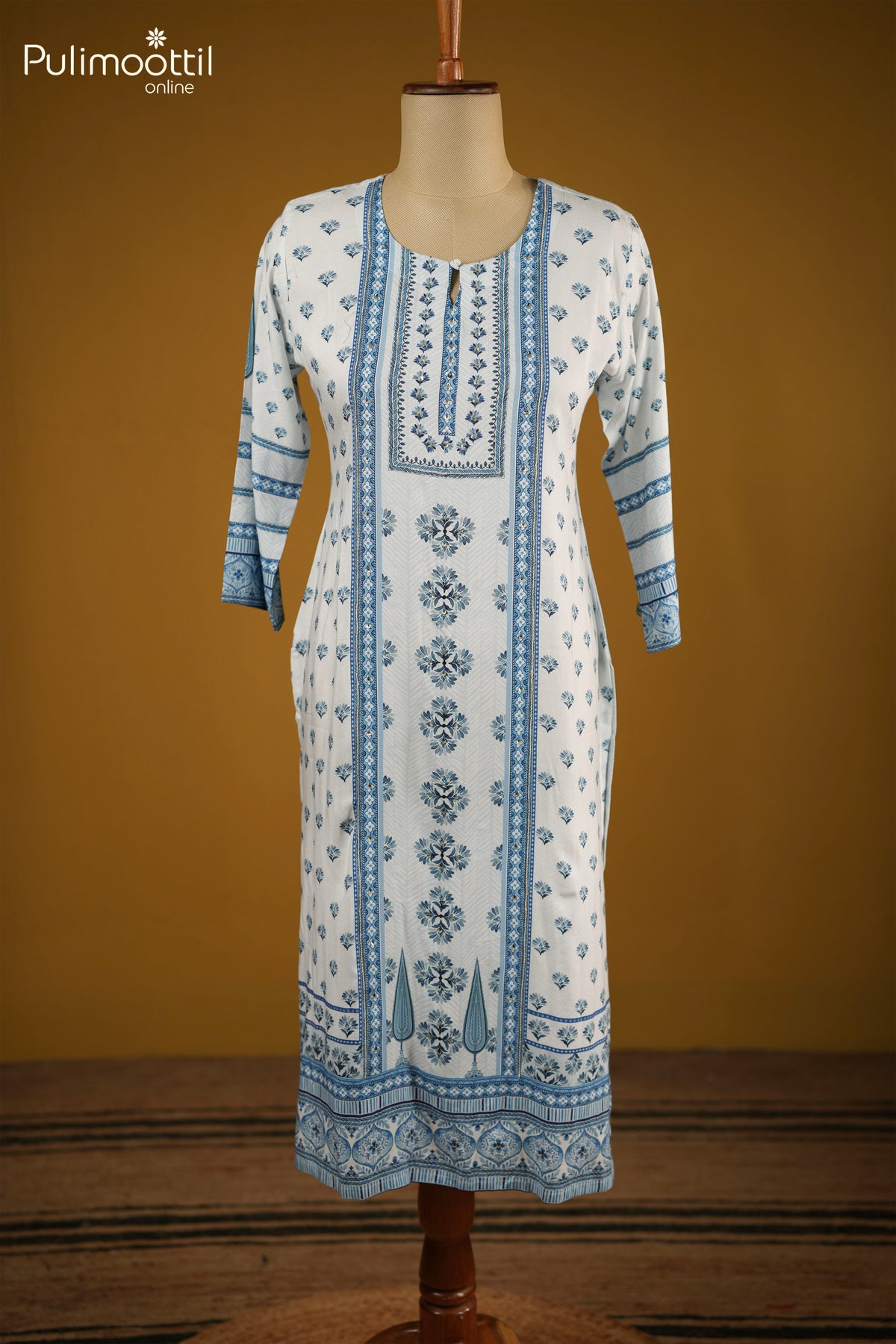 Pastel Blue Kurthi