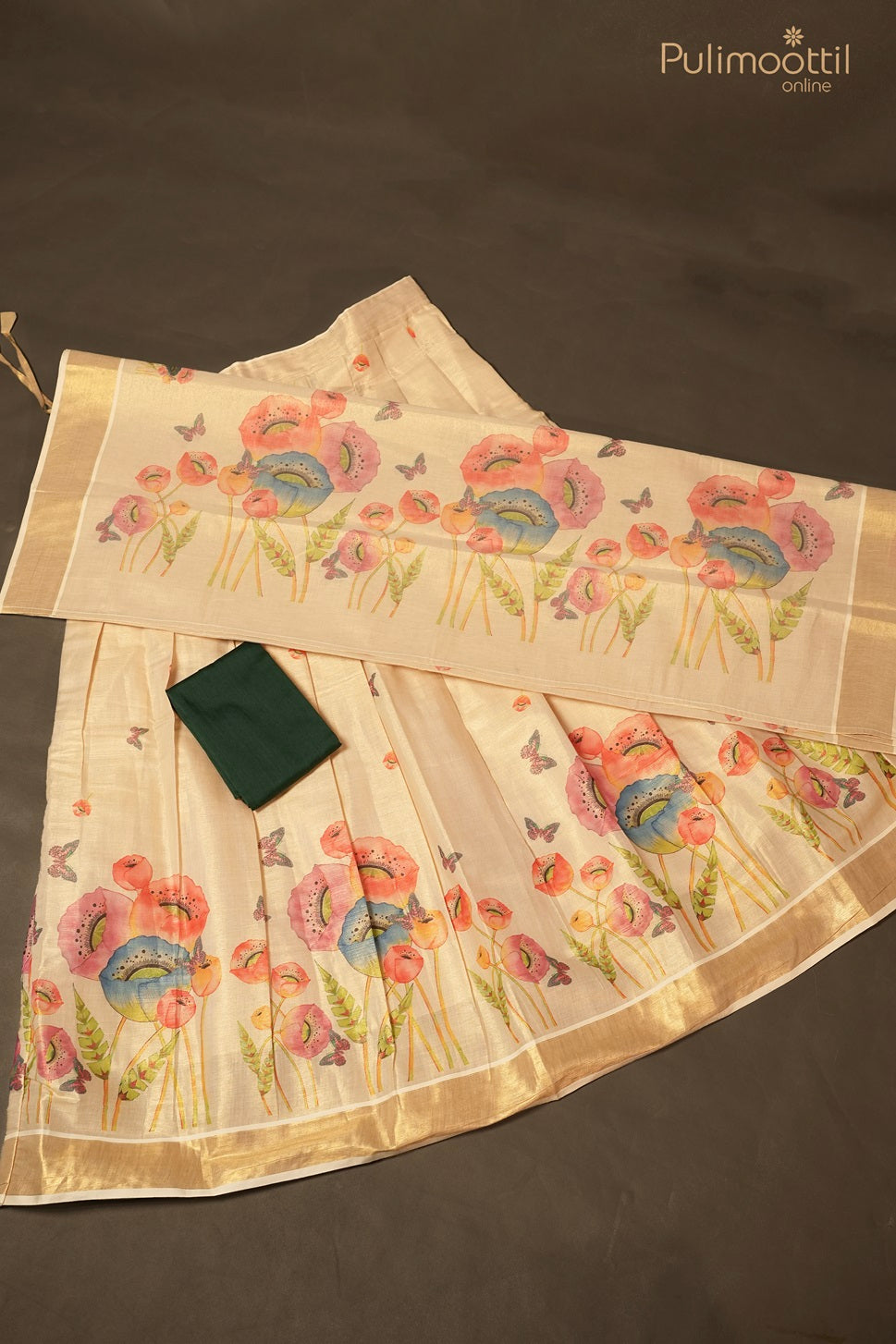 Onam Special Kerala Traditional Dhavani Set
