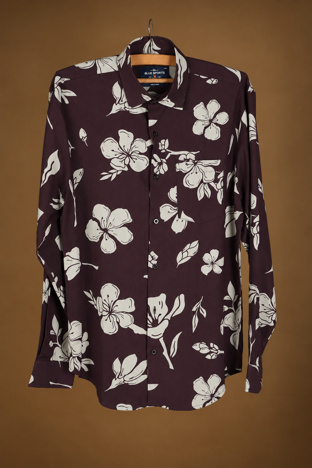 Maroon Color Full Sleeve Mens Shirt