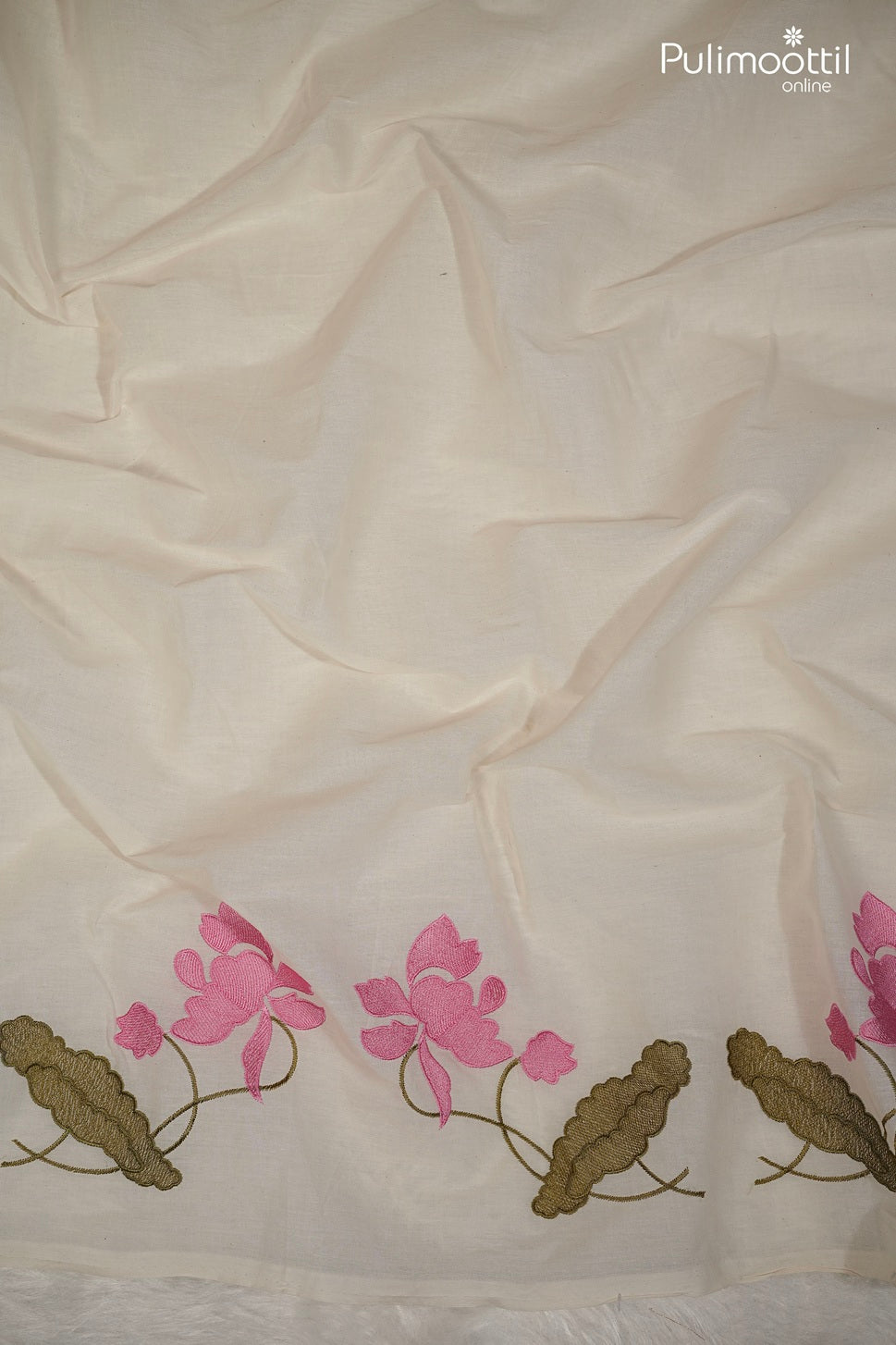 Off White Color Cotton Faric