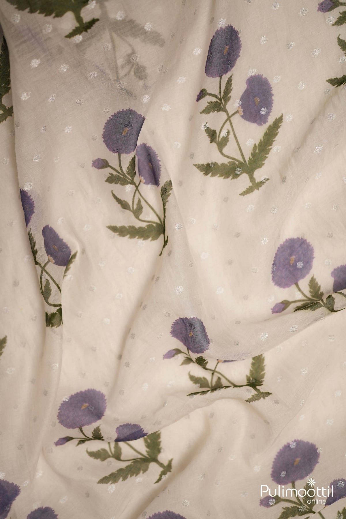 Off-White Chanderi Fabric