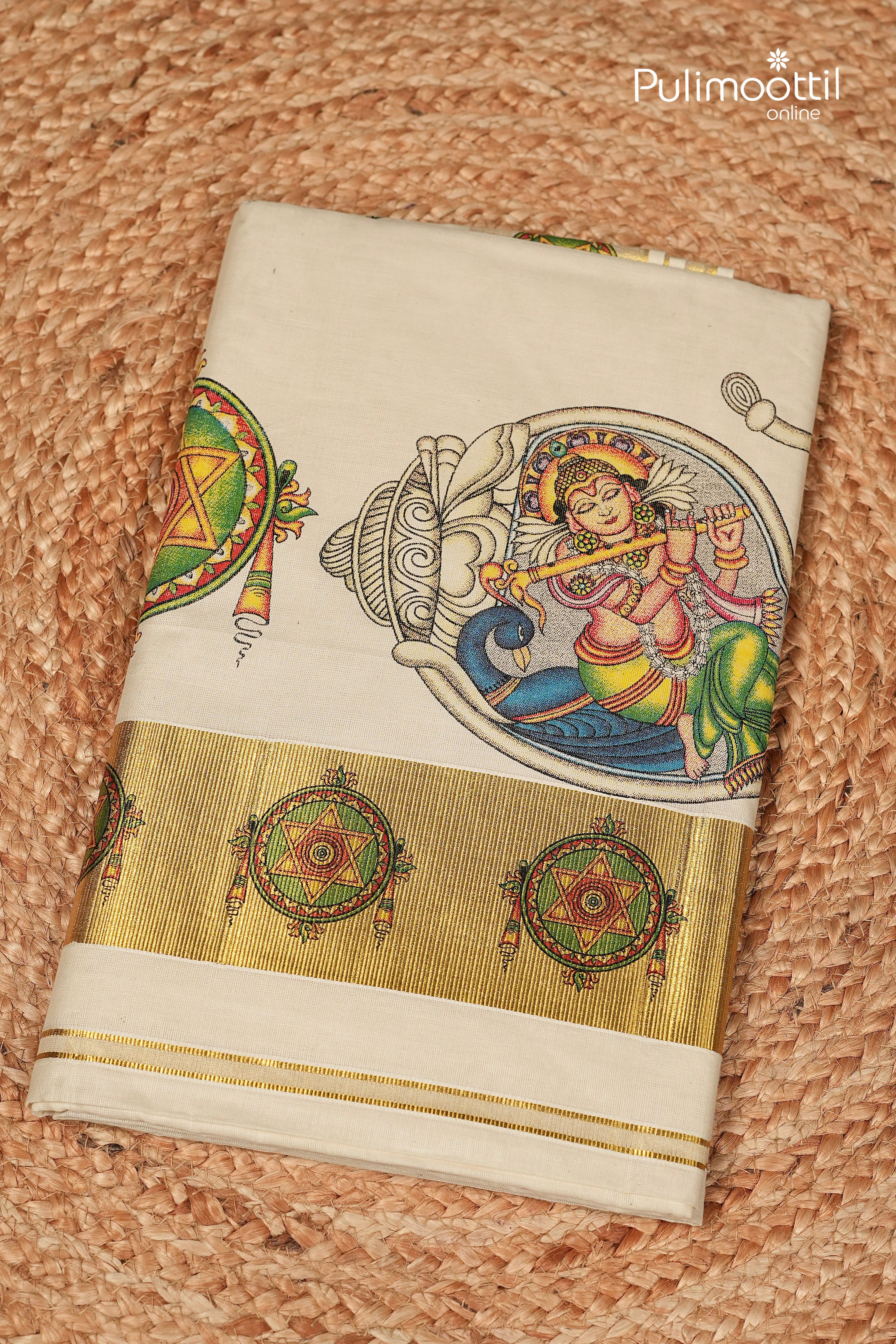 Kerala Traditional Cotton Set Saree