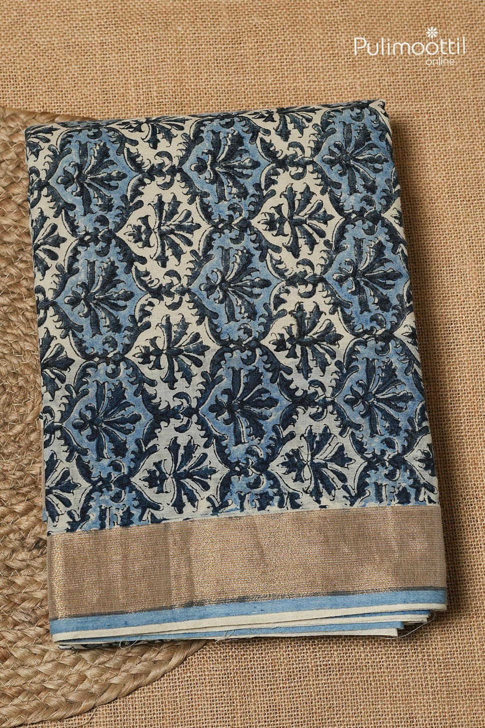 Offwhite Colour Kerala Traditional Cotton Set Saree