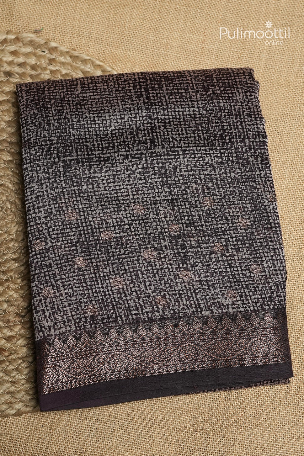 Purple Colour Chanderi Saree