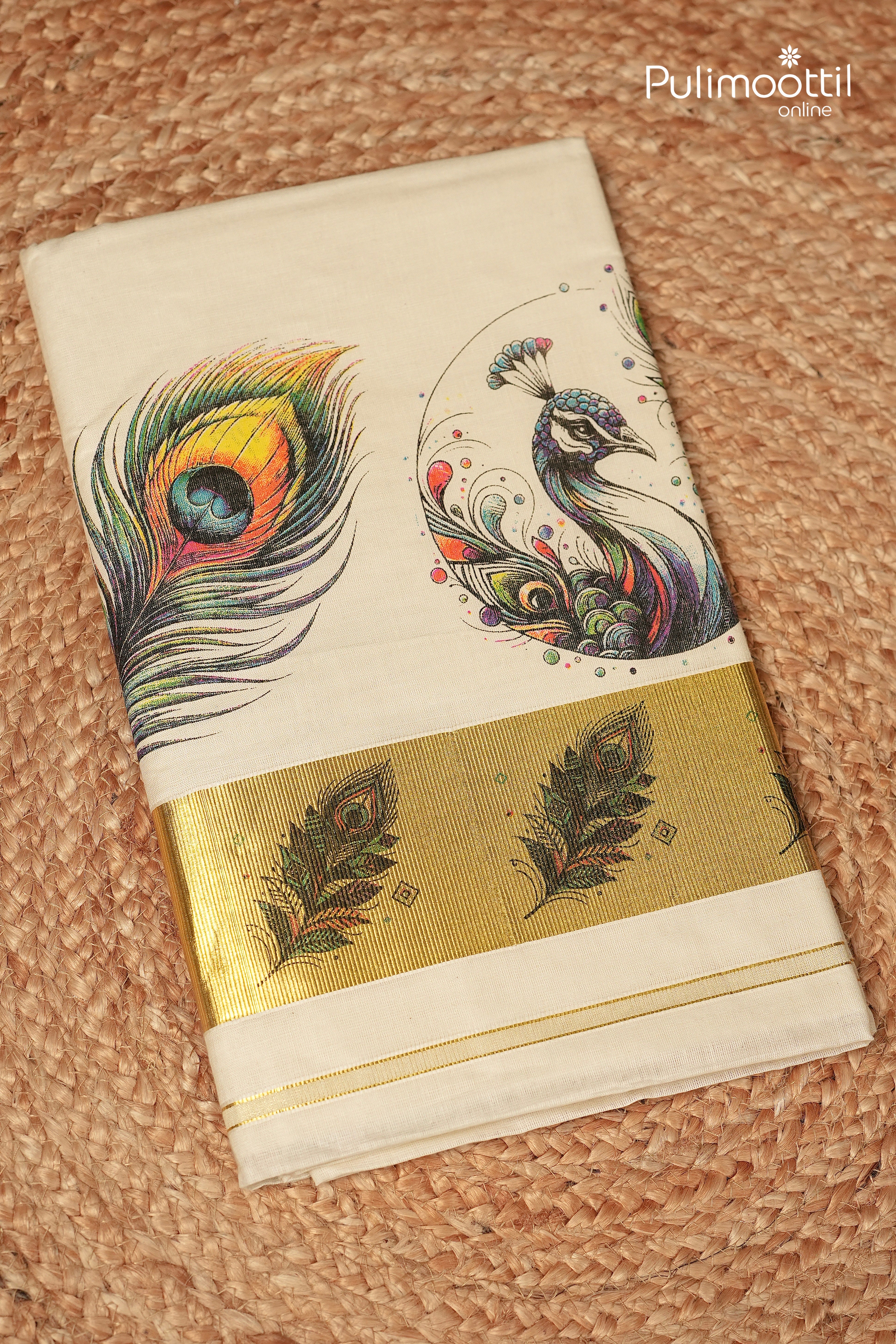 Kerala Traditional Cotton Set Saree