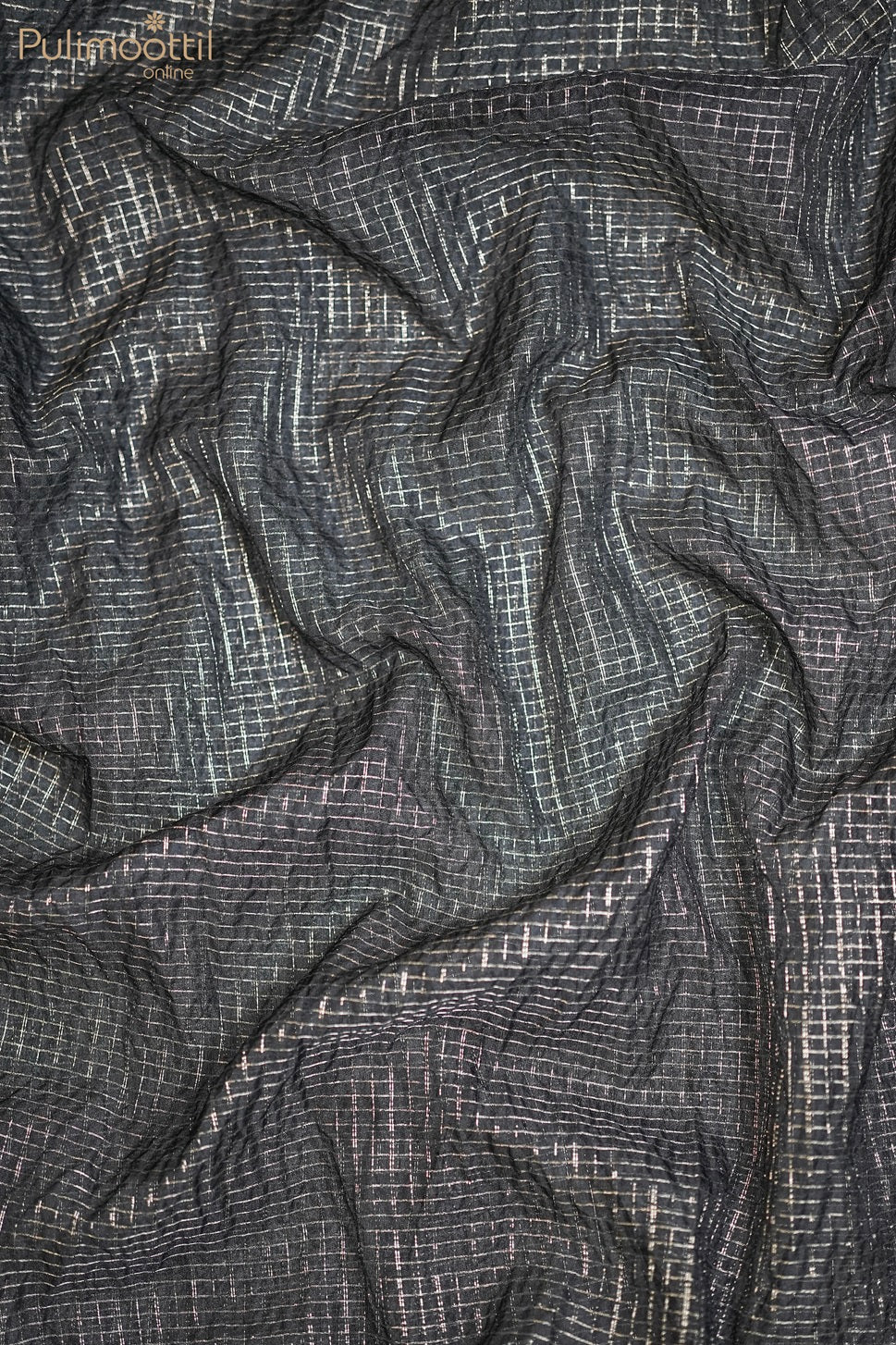 Black Colour Organza Fabric