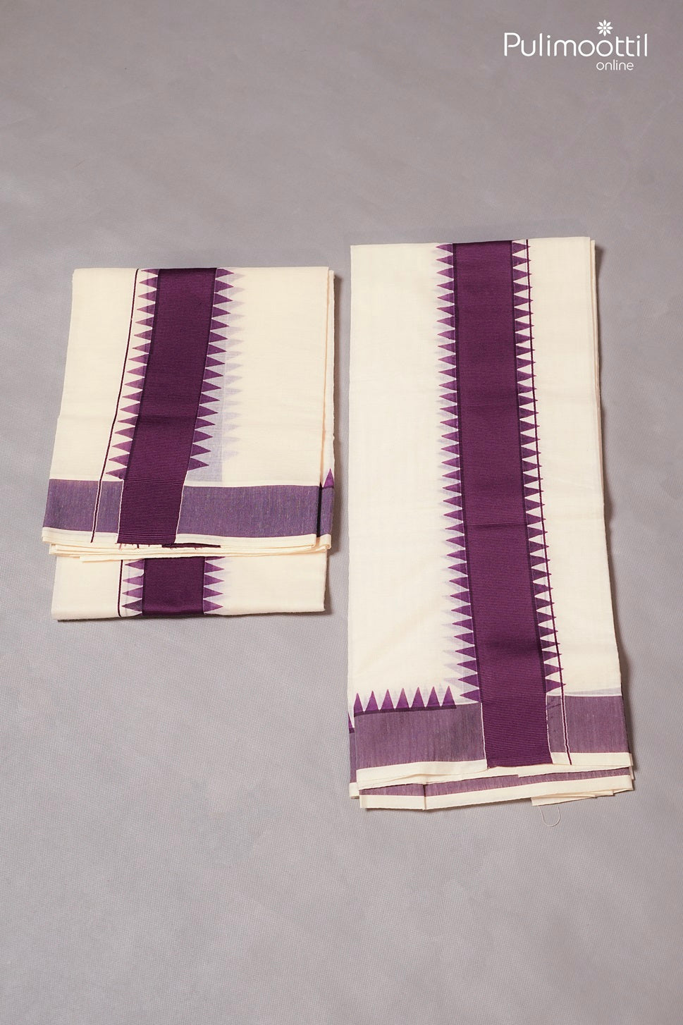 Onam Special Off-White Color Traditional Kerala Set Dhoti