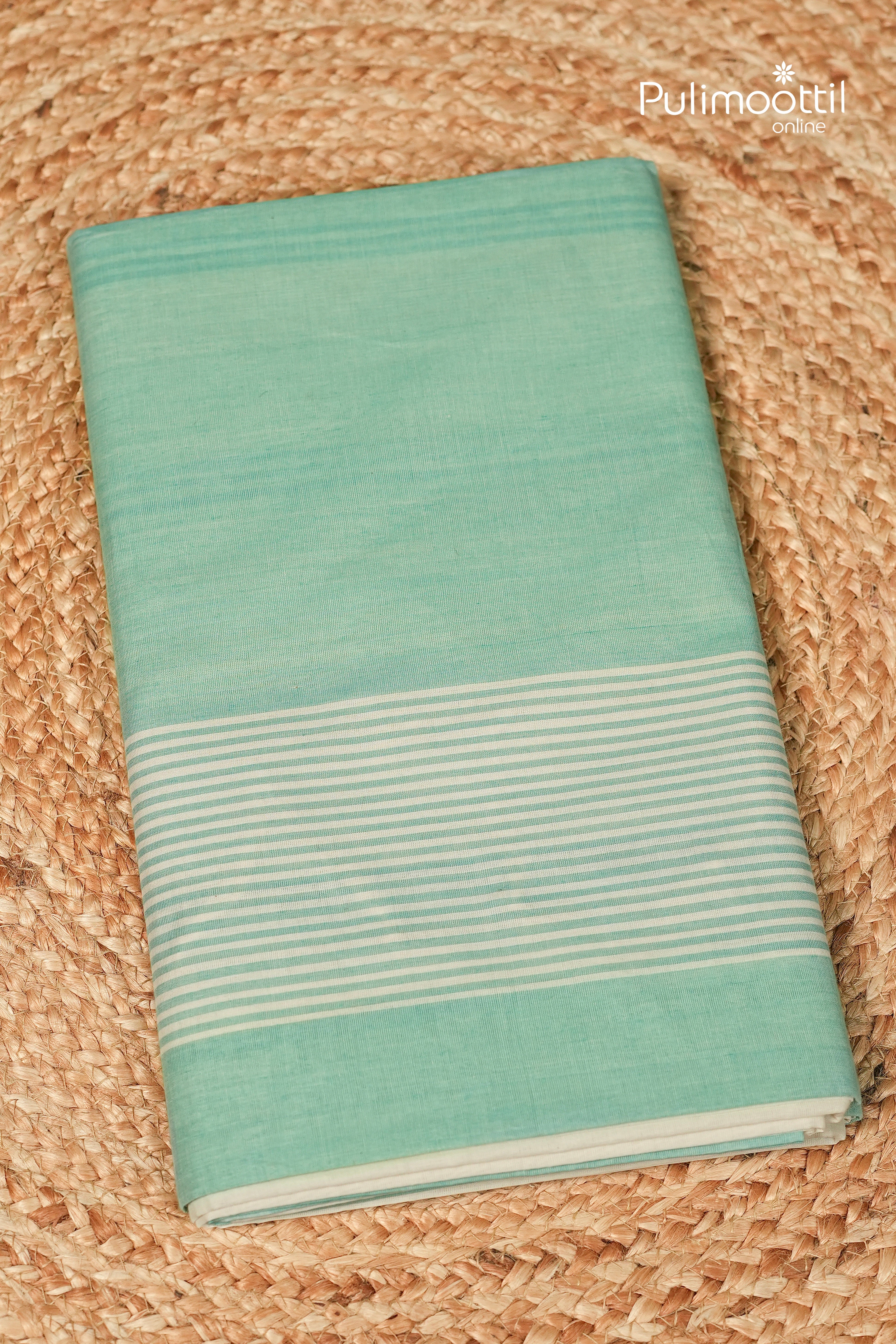 Offwhite Colour Handloom Cotton Saree