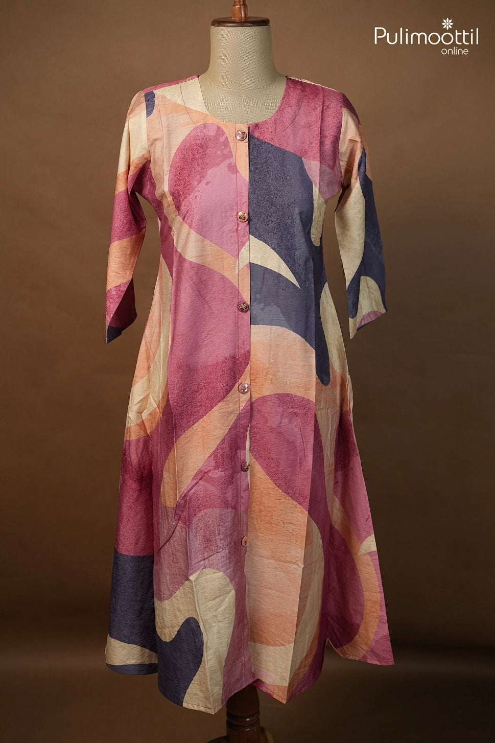 Multicolour Printed A-Line Top