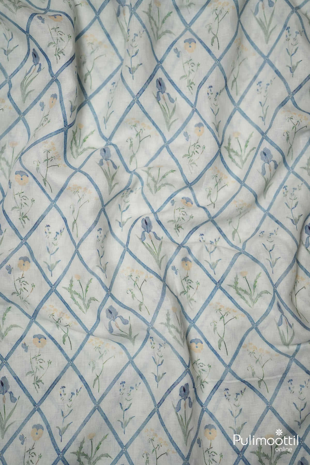 Off-white Color Linen fabric