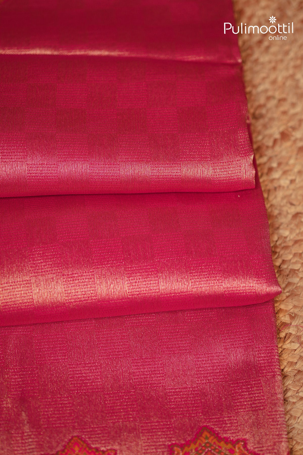 Rani Pink Colour Banarasi Saree