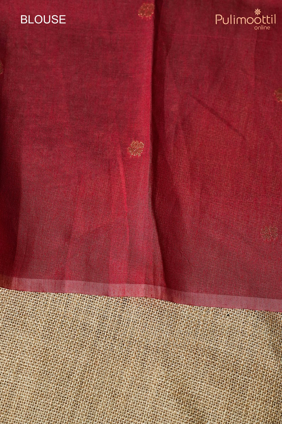 Coral Blush Chanderi Silk Saree