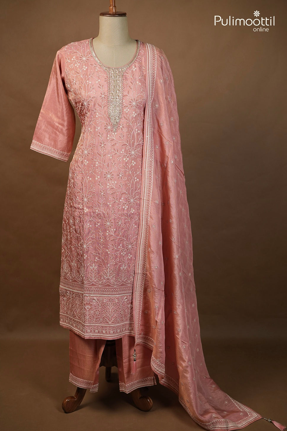 Peach Color Salwar Set