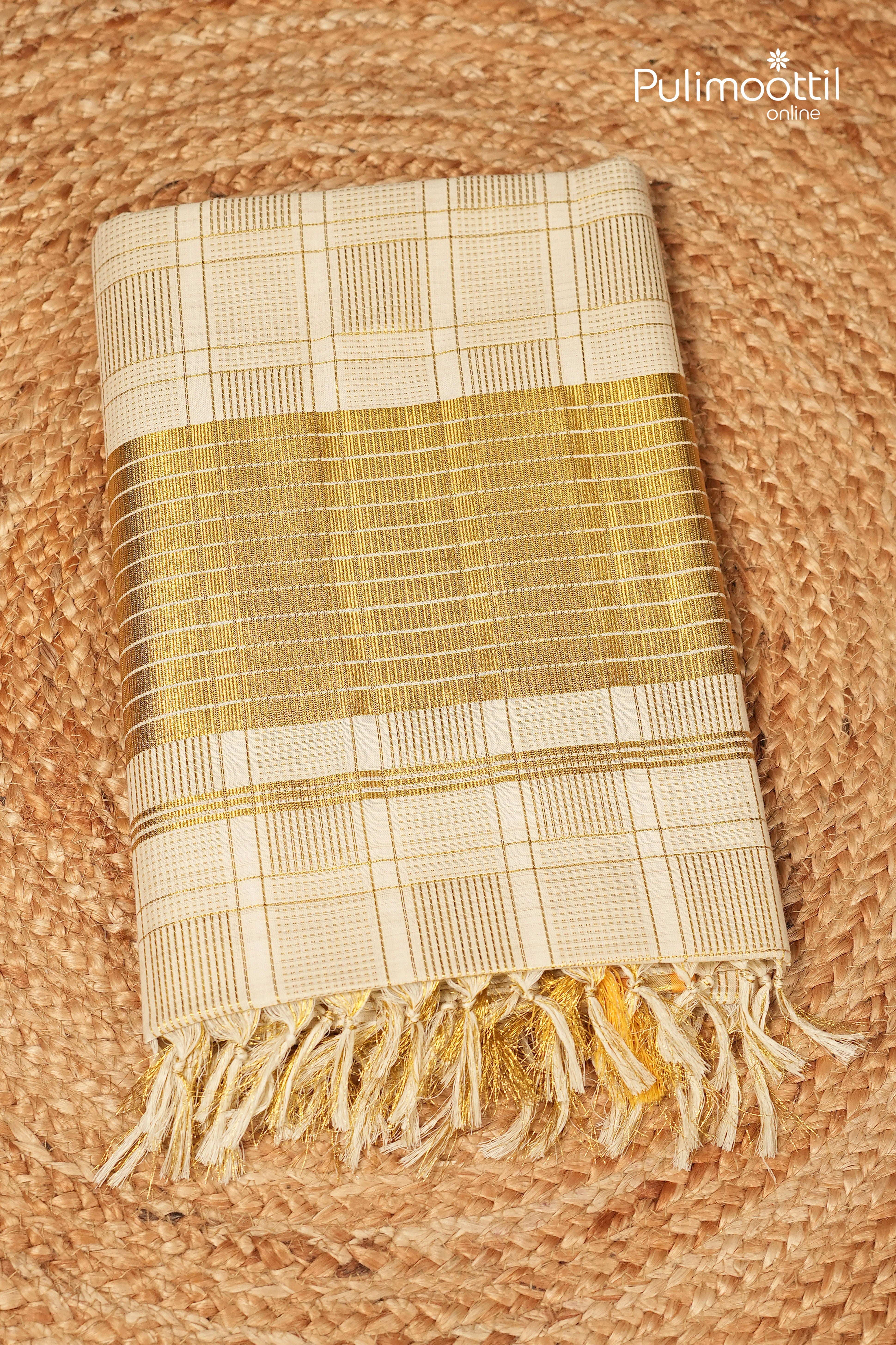 Kerala Traditional Cotton Set Saree