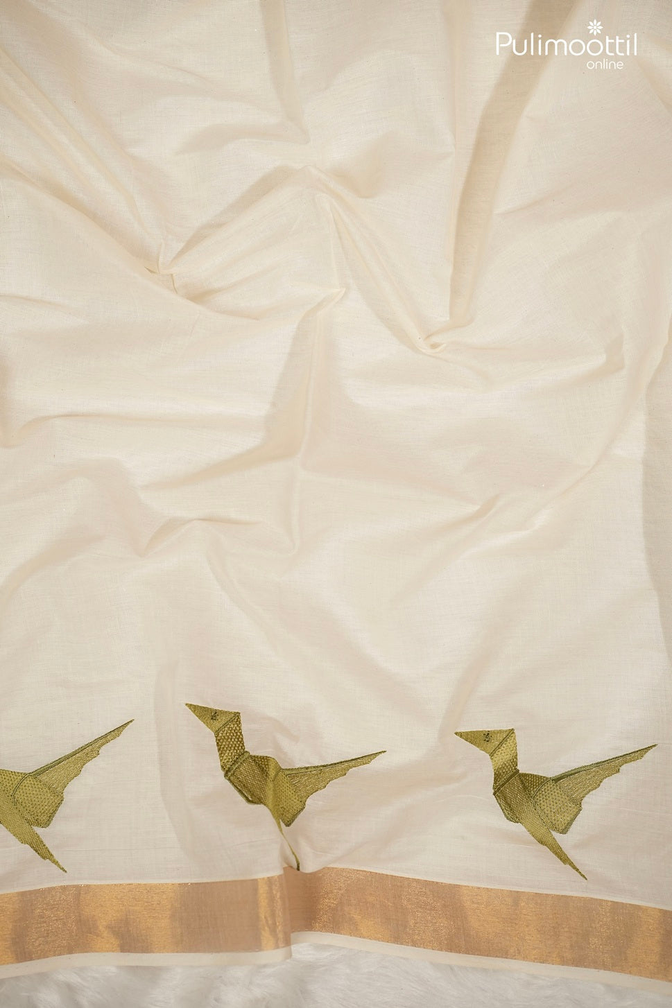 Off-White Color Cotton Fabric