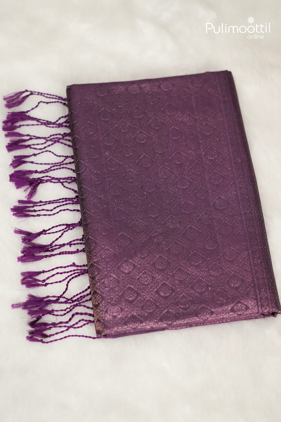 Burgundy Colour Kanchipuram Soft Silk Saree