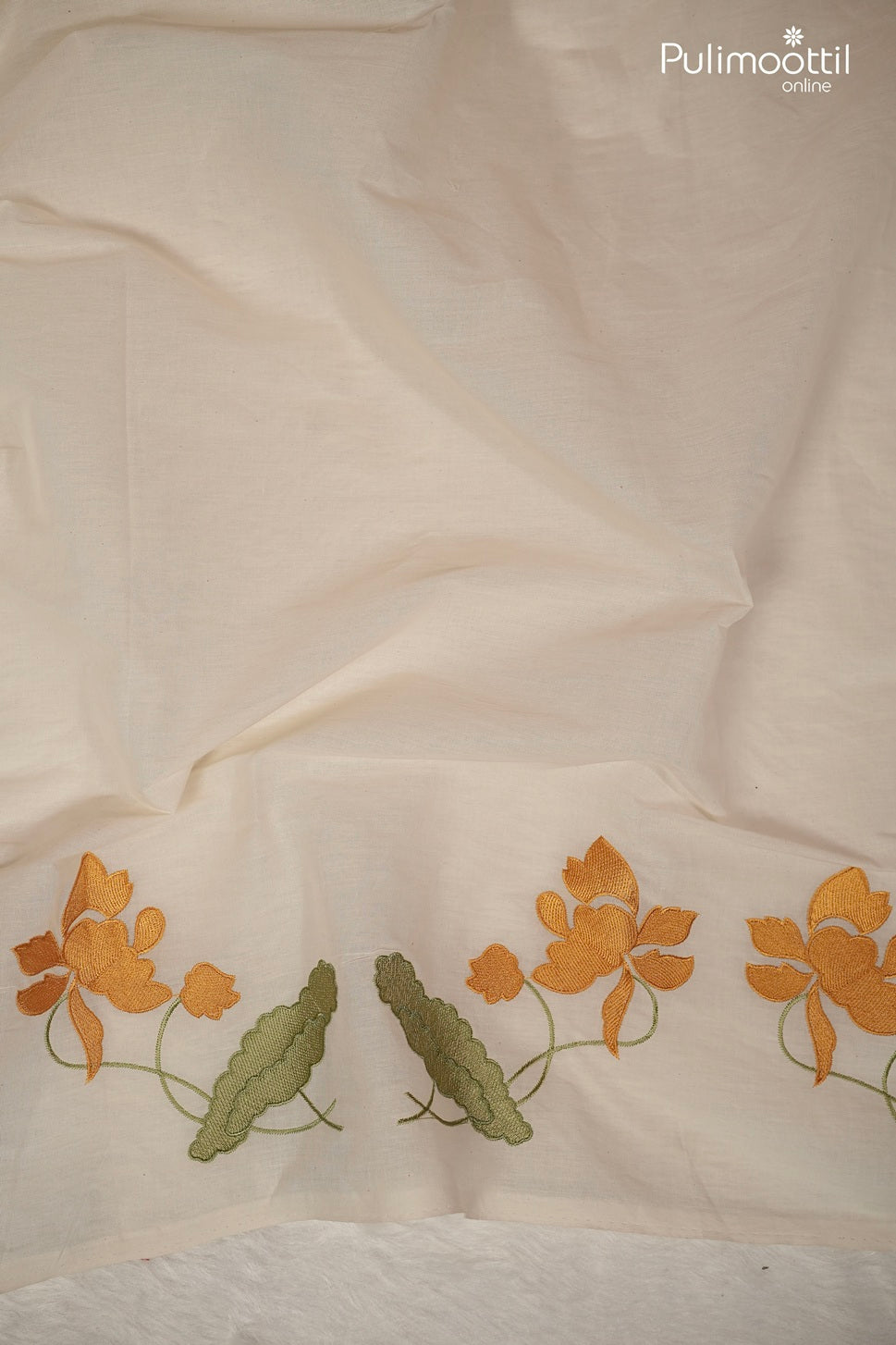 Off White Color Cotton Faric