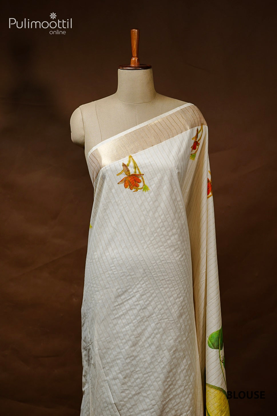 Kerala Cotton Printed Set Saree.