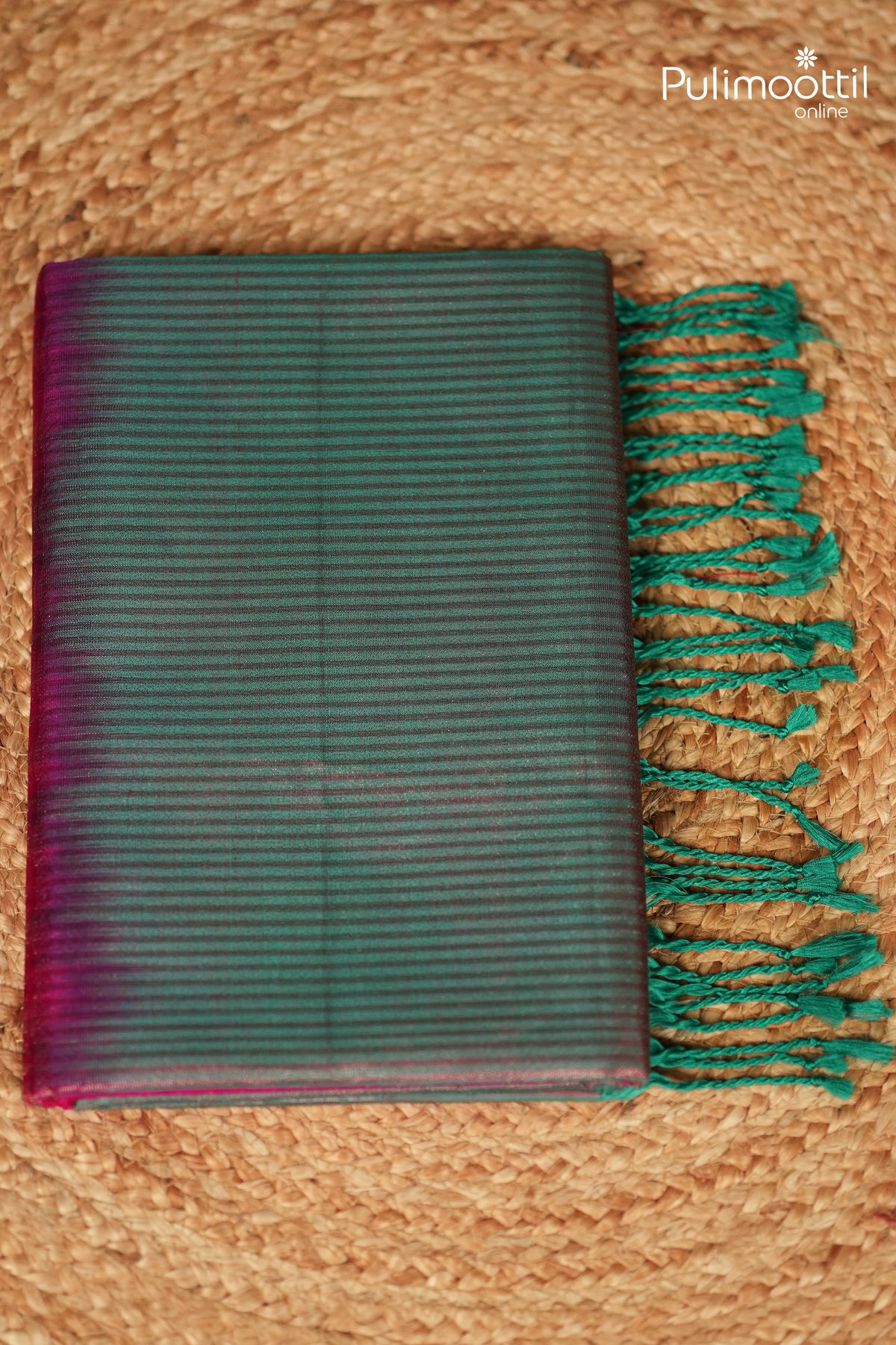 Rani Pink colour Kanchipuram Soft Silk Saree