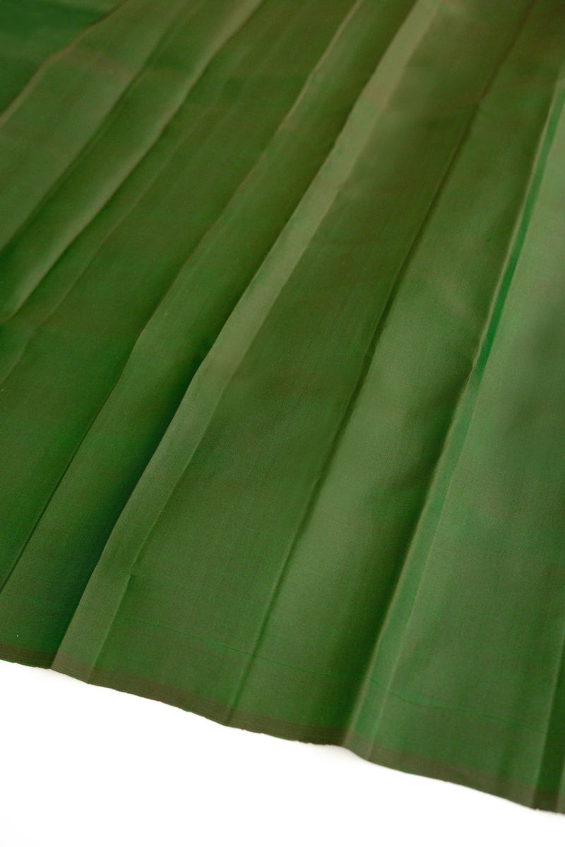 Green Kanchipuram Soft Silk Saree