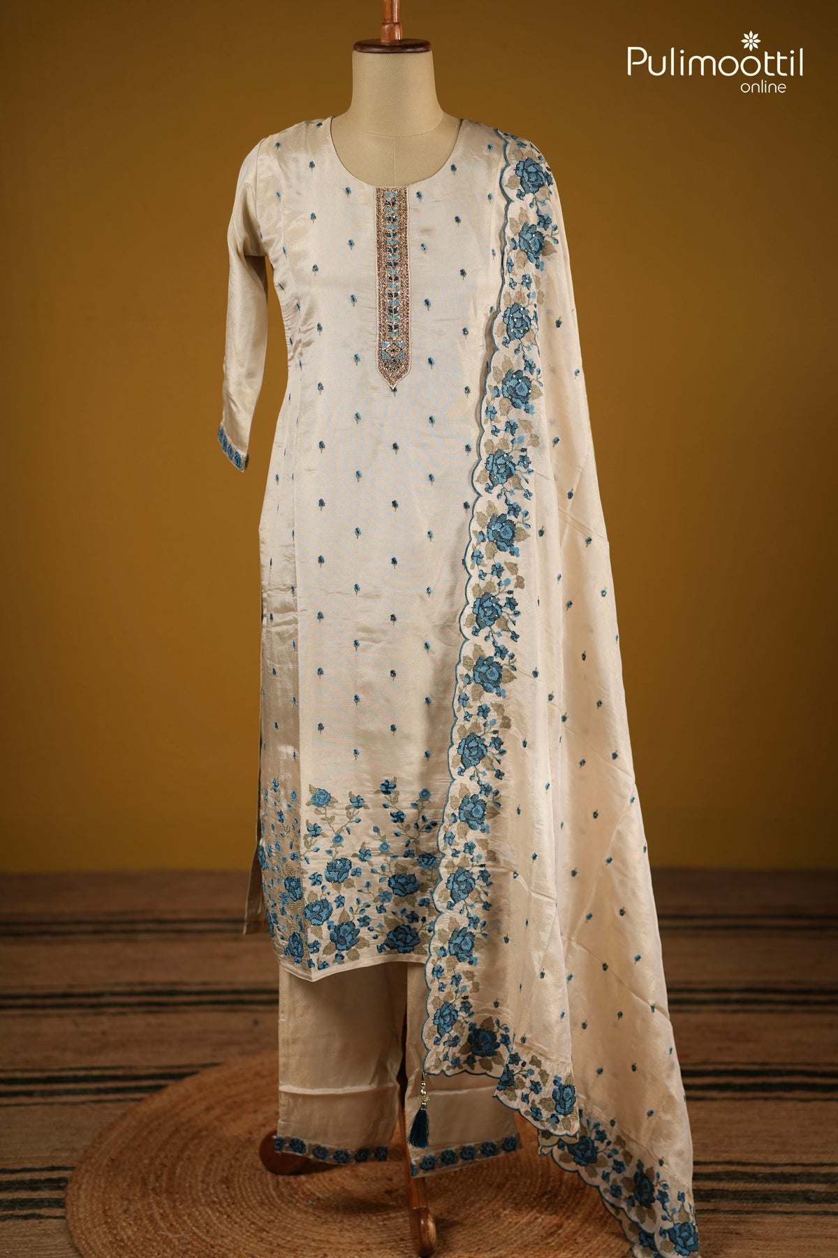 Ivory Color Kurthi Set