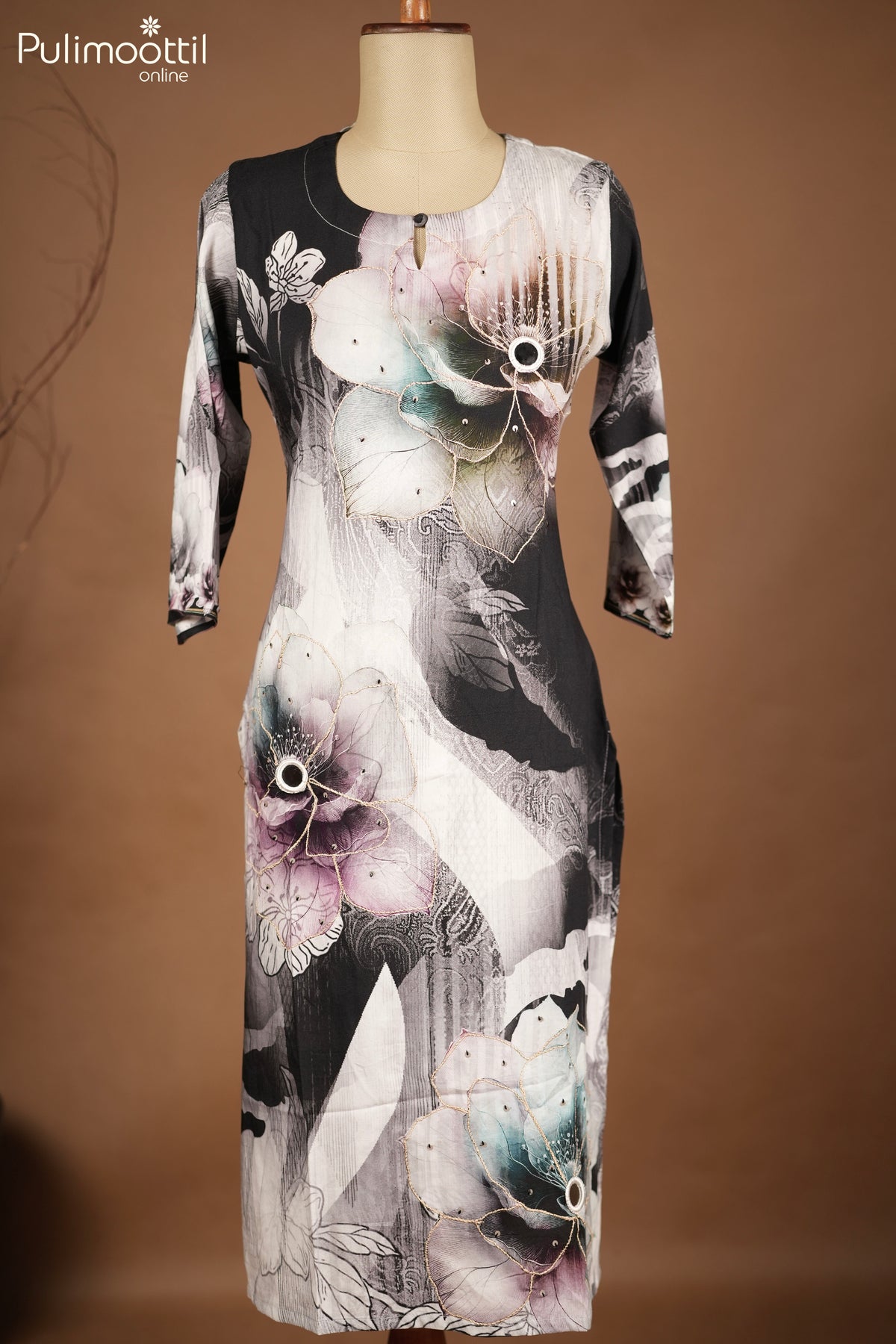 Multi Color Slitted Kurthi