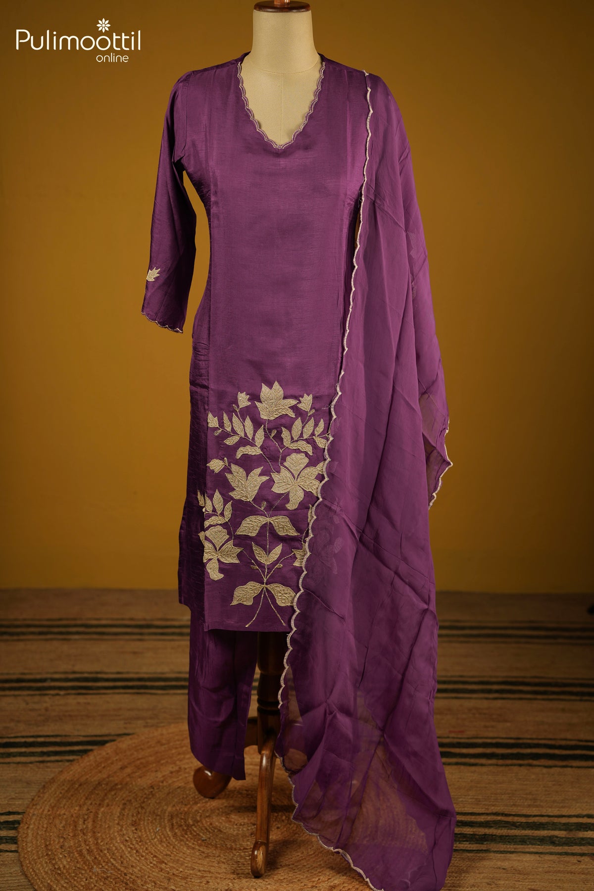Violet Color Salwar Set