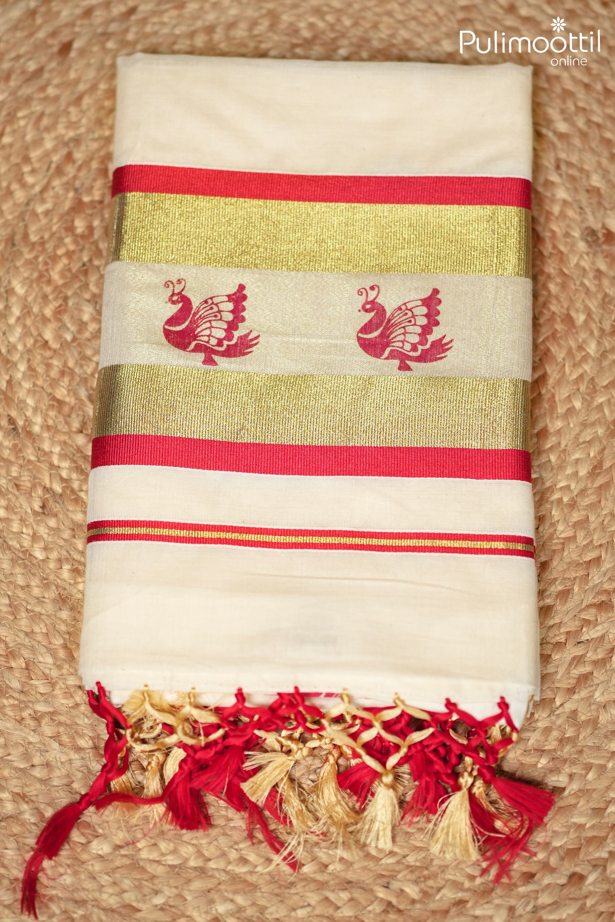 Kerala Traditional Cotton Set Saree